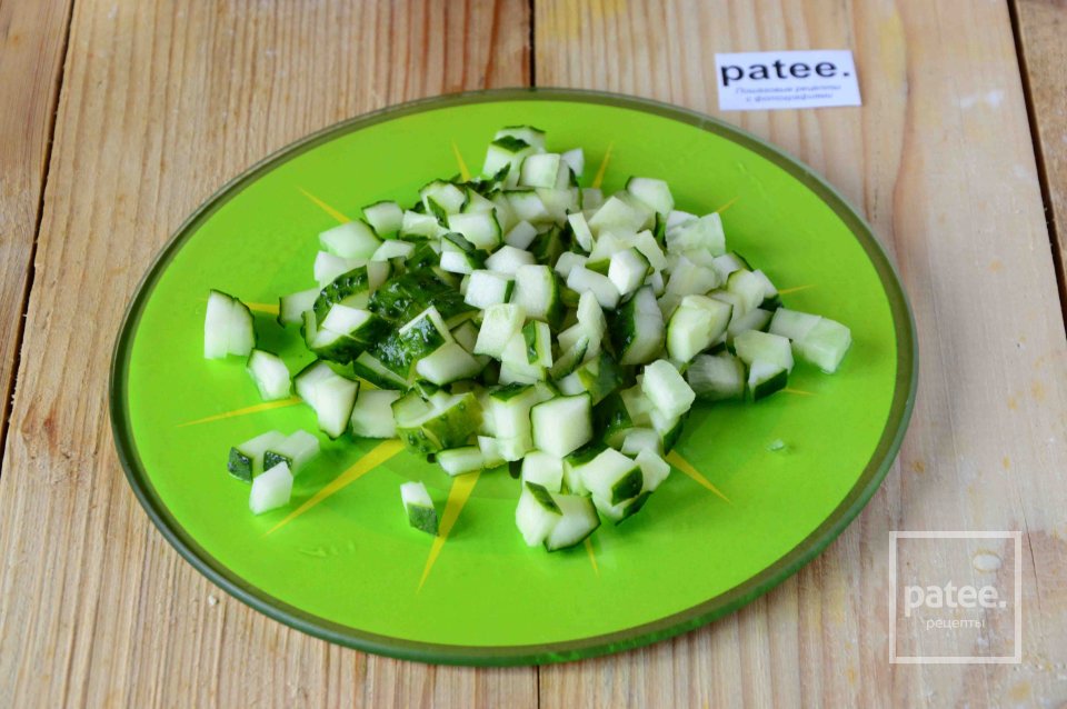 Закусочные тарталетки с салатом - Шаг 2