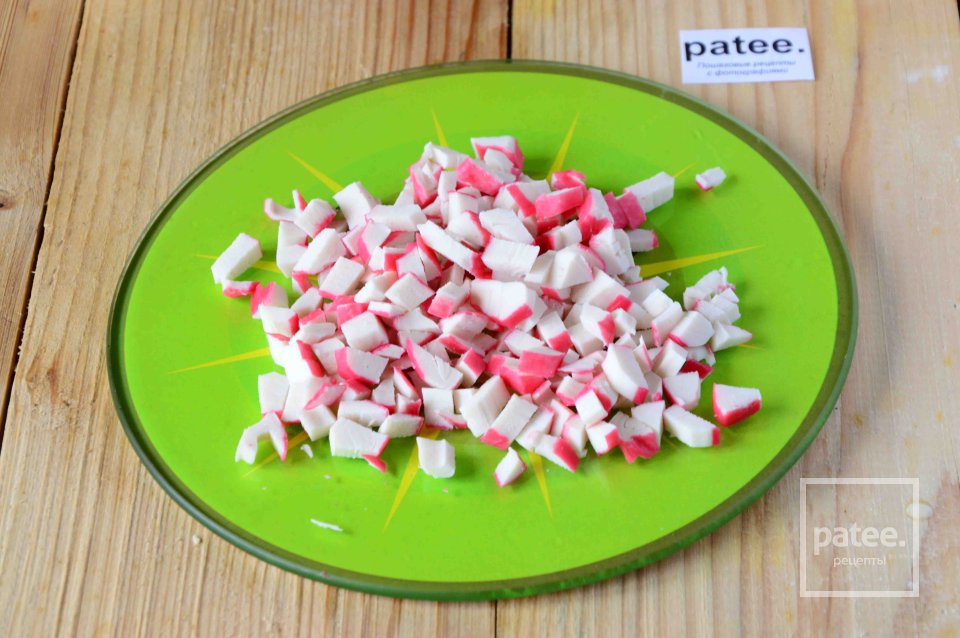 Закусочные тарталетки с салатом - Шаг 3