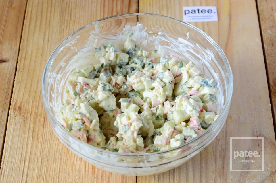 Закусочные тарталетки с салатом - Шаг 9