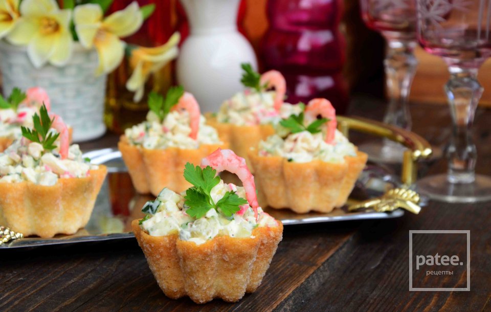 Закусочные тарталетки с салатом - Шаг 14