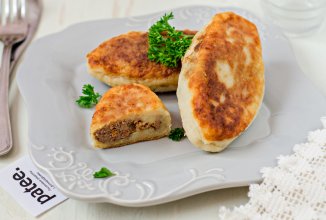 Картофельные зразы с печенью