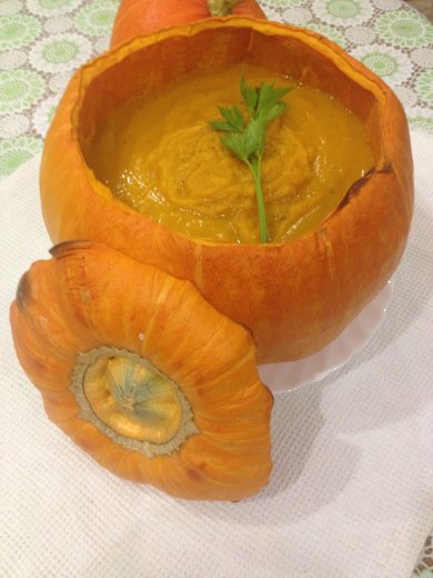 Тыквенно-морковный суп-пюре с говядиной - Шаг 5