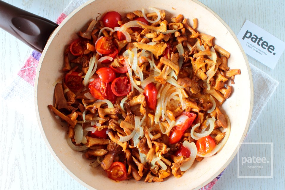 Лисички в сметане - Шаг 6