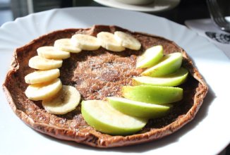 Chocolate protein pancakes