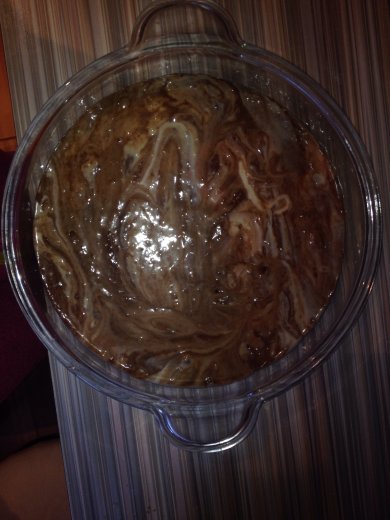 Мраморный пирог с шоколадной глазурью - Шаг 3