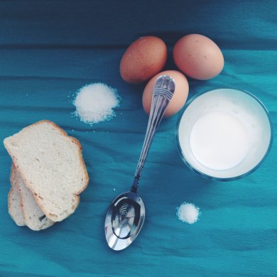 Сладкие гренки - Шаг 1