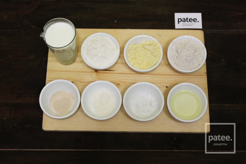 Хлеб серый - Шаг 1