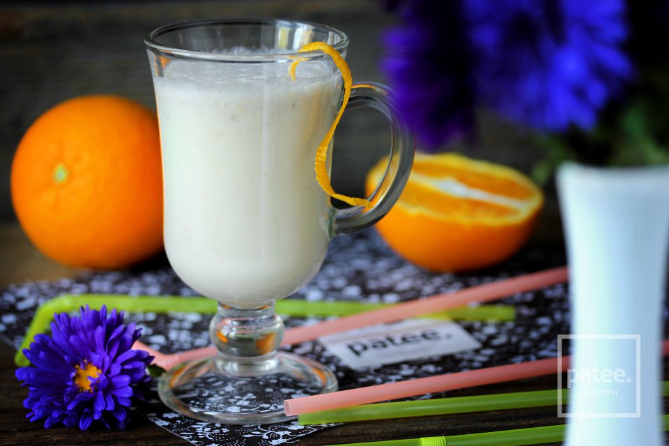 Бананово-апельсиновый молочный коктейль - Шаг 10