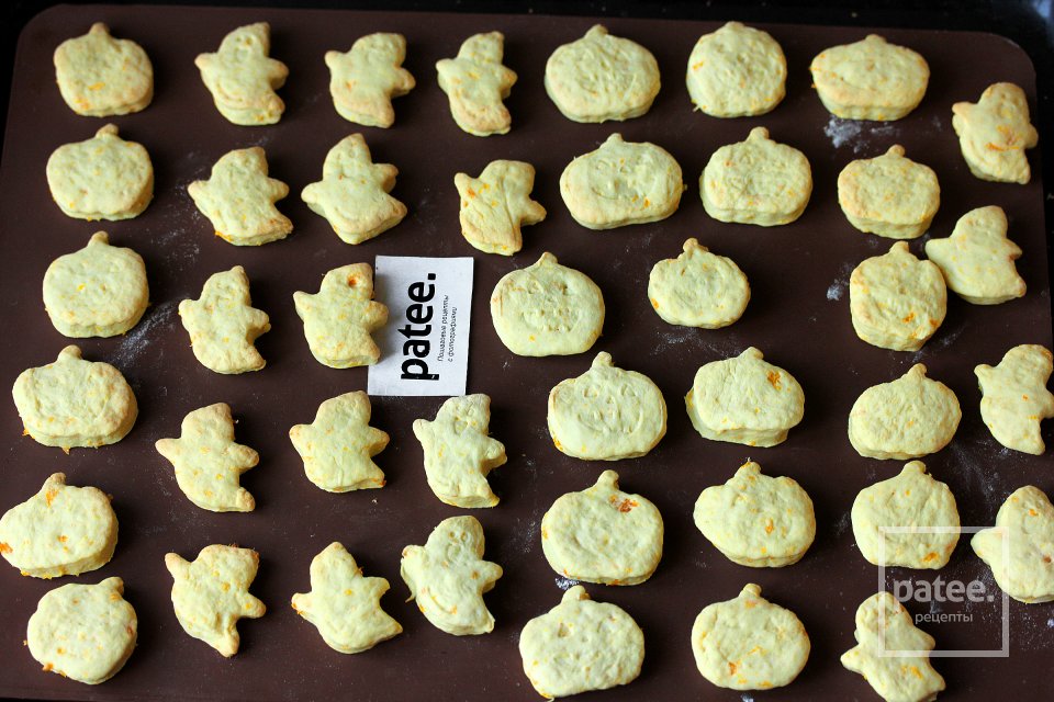 Тыквенно-апельсиновое печенье на Хэллоуин - Шаг 11