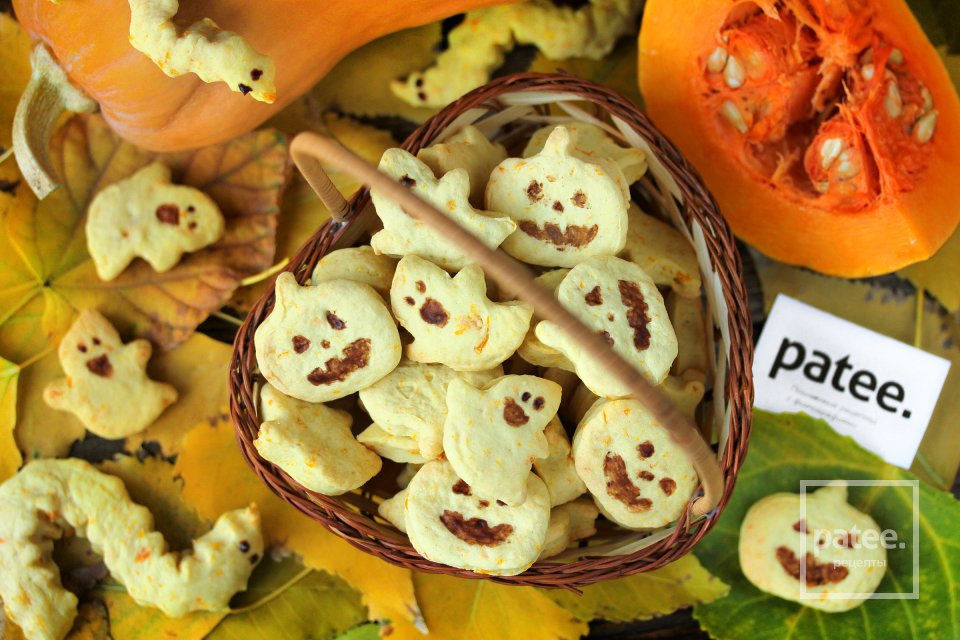 Тыквенно-апельсиновое печенье на Хэллоуин - Шаг 14