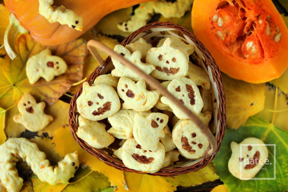 Тыквенно-апельсиновое печенье на Хэллоуин - Шаг 15