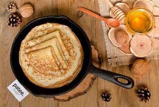 Заварные блины на кефире