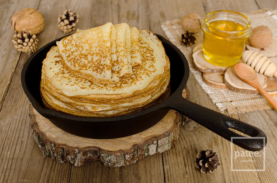 Заварные блины на кефире - Шаг 10