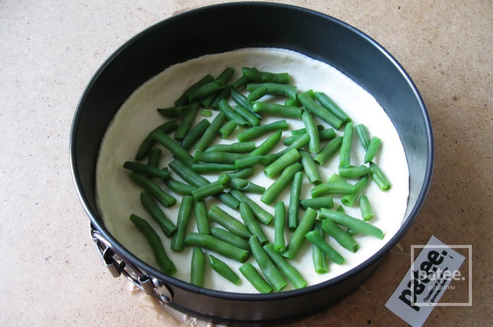 Киш из крабовых палочек и кукурузы - Шаг 4