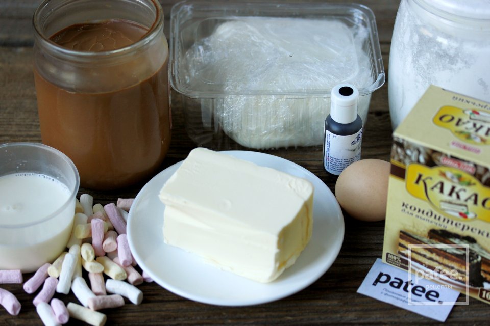 Тыквенный торт Паутинка на Хэллоуин - Шаг 2