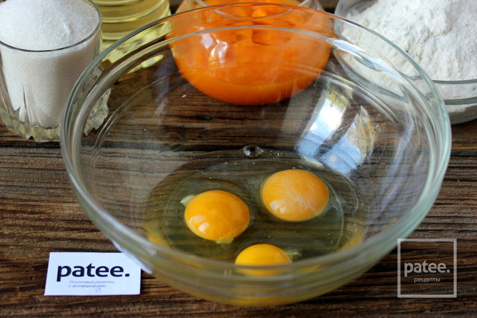 Тыквенный торт Паутинка на Хэллоуин - Шаг 3