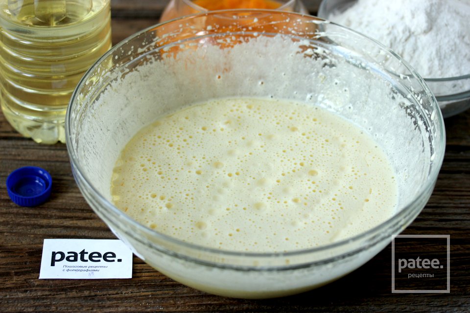 Тыквенный торт Паутинка на Хэллоуин - Шаг 5