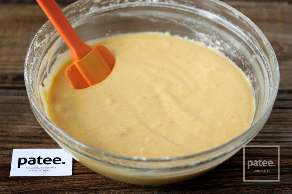 Тыквенный торт Паутинка на Хэллоуин - Шаг 8