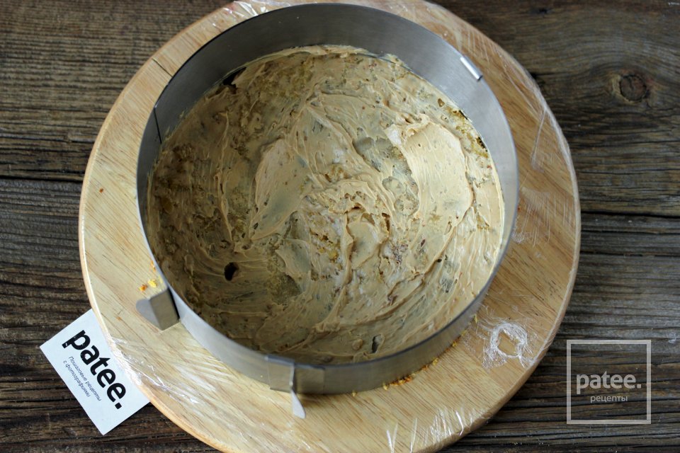 Тыквенный торт Паутинка на Хэллоуин - Шаг 12