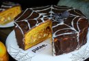 Тыквенный торт Паутинка на Хэллоуин