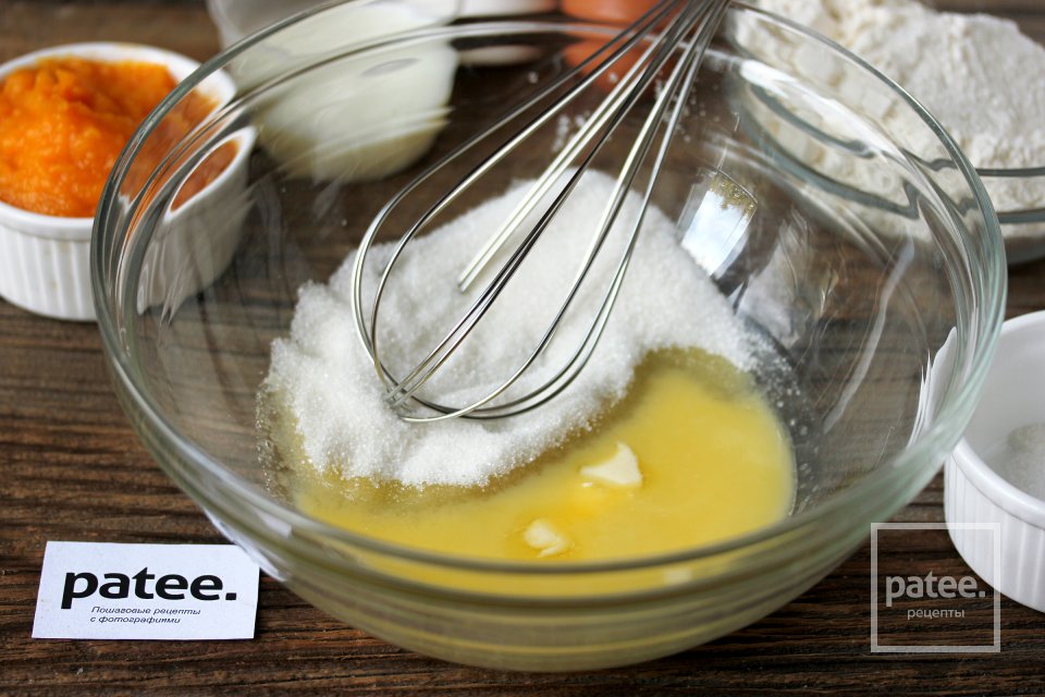 Тыквенные маффины Приведения на Хэллоуин - Шаг 3