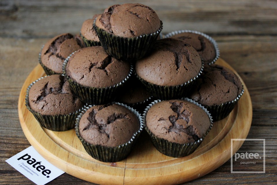 Шоколадно-кофейные кексы с кремом на Хэллоуин - Шаг 12