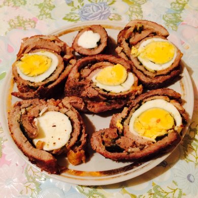 Рулет из свинины с яйцом - Шаг 5