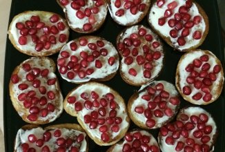 Бутерброды с гранатом