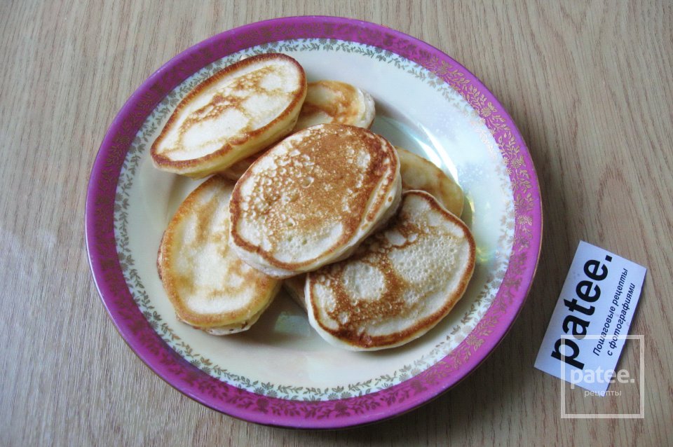 Оладьи с соленой форелью - Шаг 8