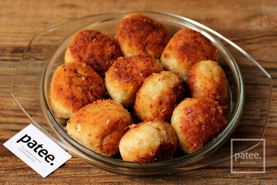 Куриные крокеты с перепелиными яйцами - Шаг 11