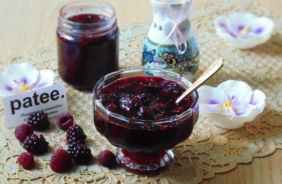 Варенье из малины и ежевики рецепт с фотографиями
