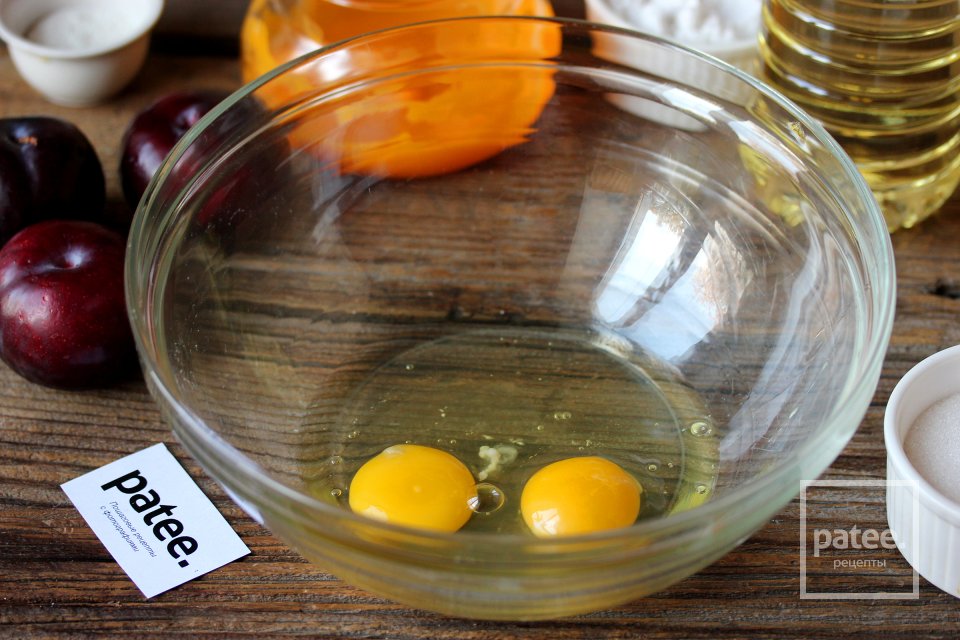 Тыквенный пирог со сливами - Шаг 2