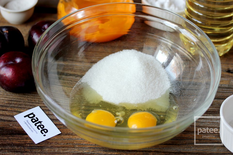 Тыквенный пирог со сливами - Шаг 3