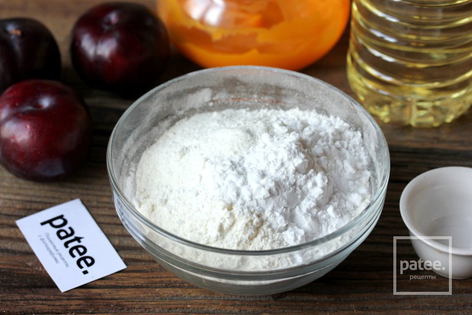 Тыквенный пирог со сливами - Шаг 4