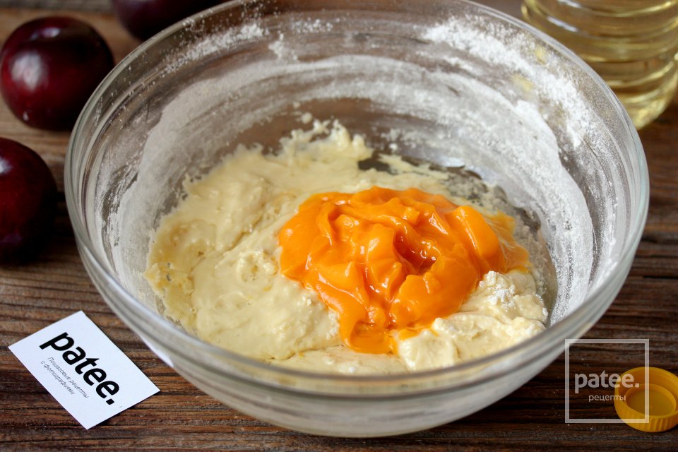 Тыквенный пирог со сливами - Шаг 7