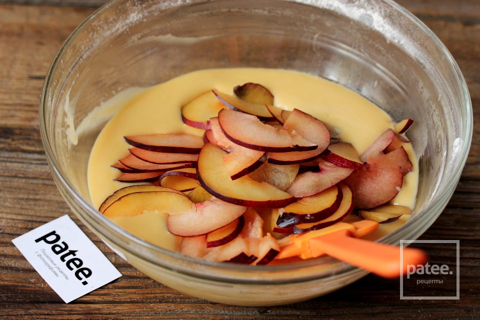 Тыквенный пирог со сливами - Шаг 10