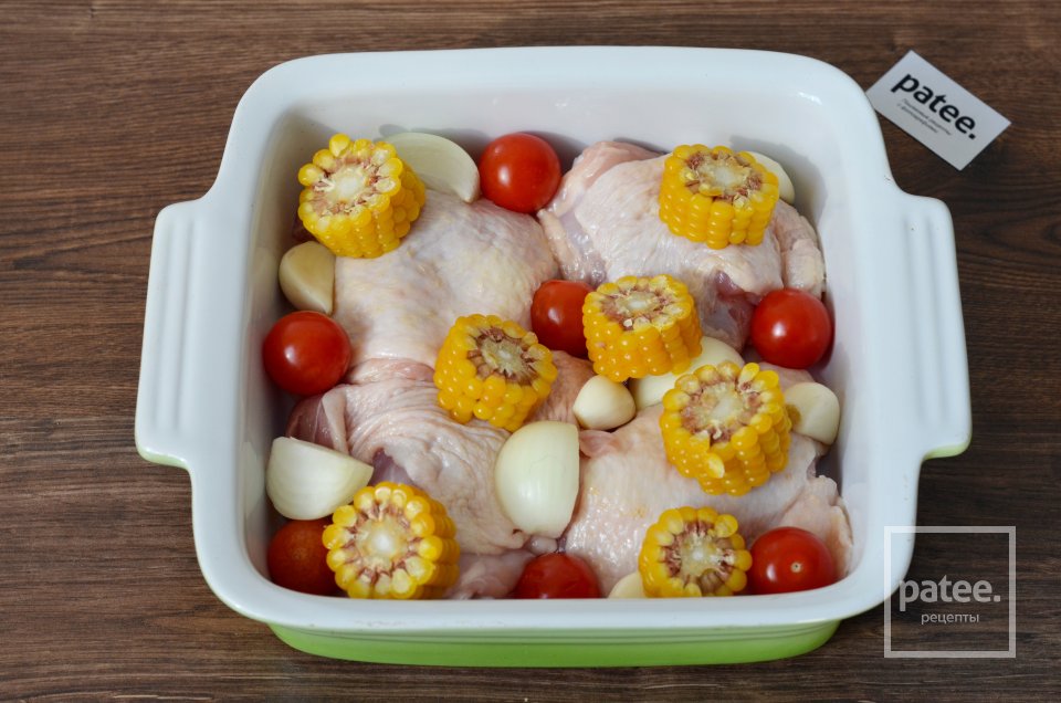 Куриные бедра запеченные с овощами - Шаг 8