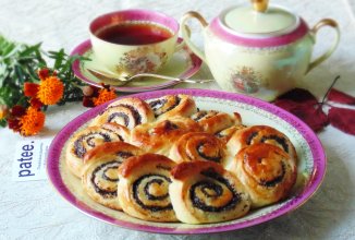 Кружевные пироги  с маком