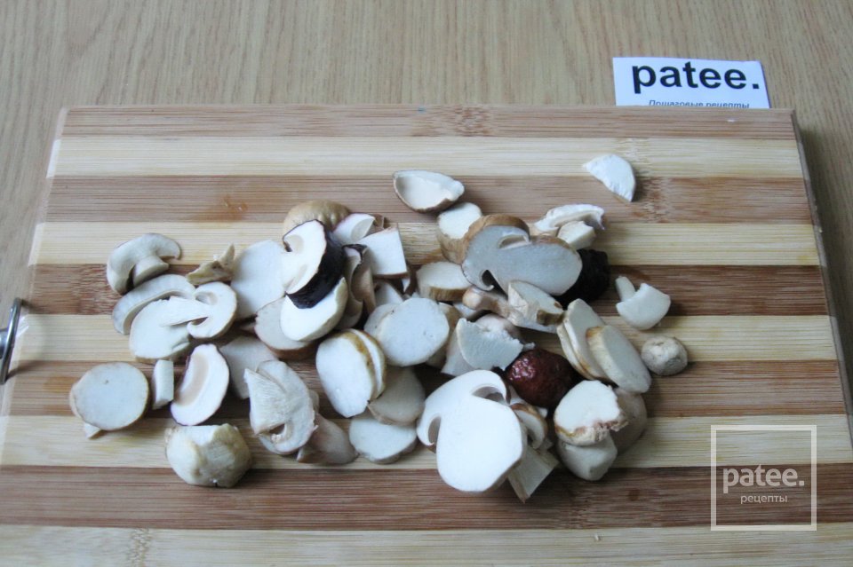Паста с белыми грибами в сливочном соусе - Шаг 2
