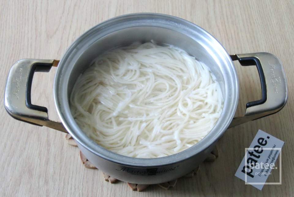 Паста с белыми грибами  в сливочном соусе - Шаг 10