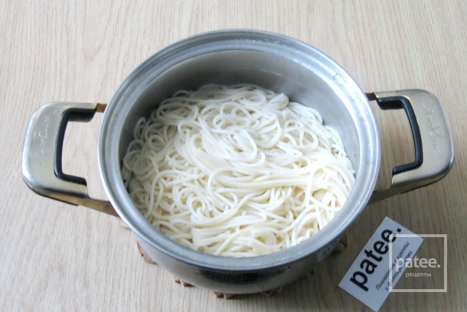 Паста с белыми грибами  в сливочном соусе - Шаг 11