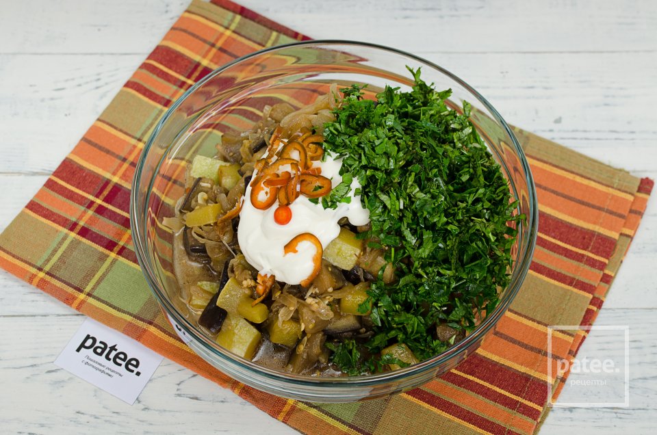 Соте из баклажан и кабачков - Шаг 13