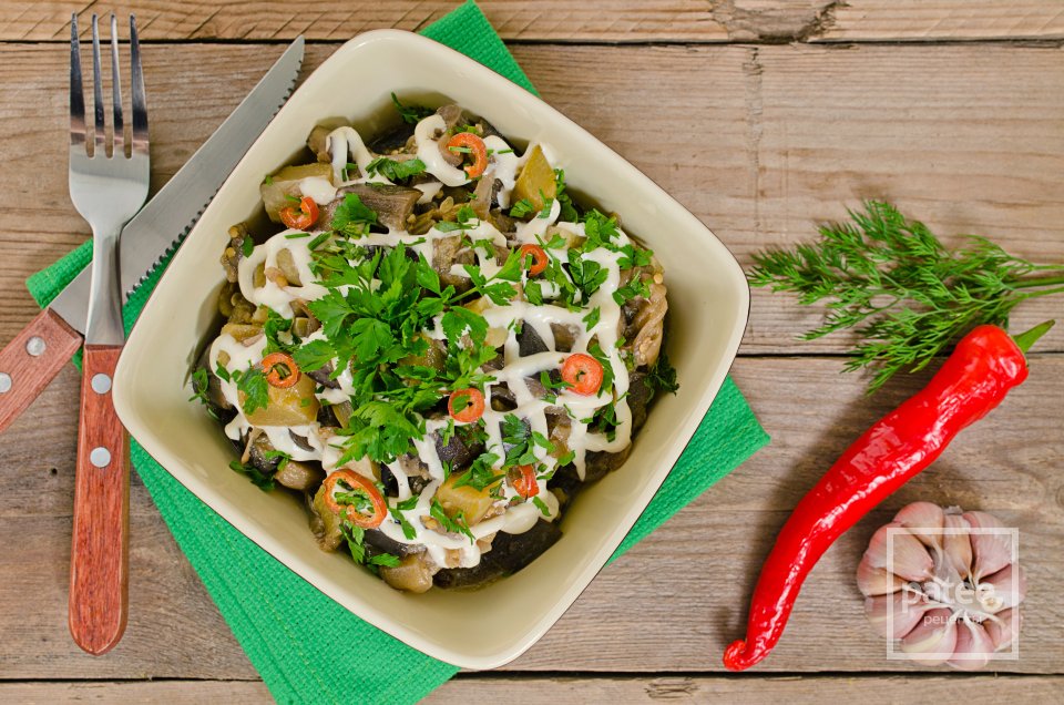 Соте из баклажан и кабачков - Шаг 14