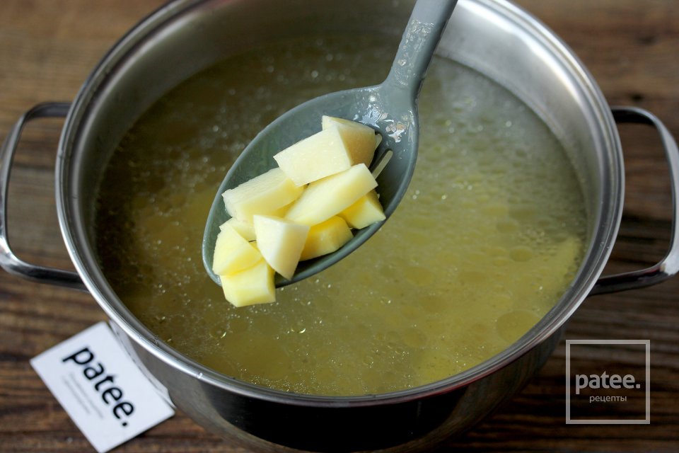 Гороховый суп с копчёными крылышками - Шаг 3