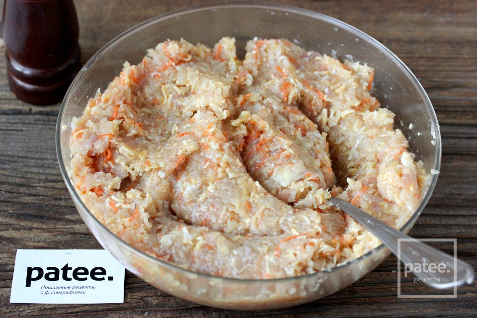 Куриные котлеты с кольраби и сыром - Шаг 8