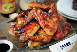 Куриные крылышки в устрично-медовом маринаде