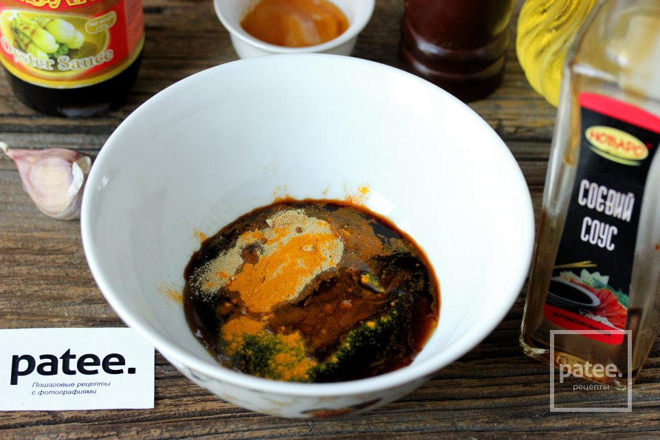 Куриные крылышки в устрично-медовом маринаде - Шаг 6