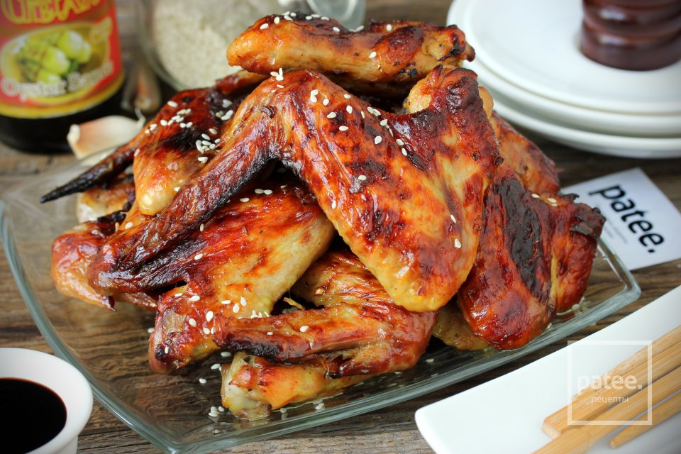 Куриные крылышки в устрично-медовом маринаде - Шаг 13