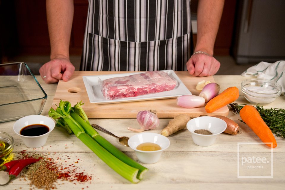 Свиные ребрышки, запеченные в духовке - Шаг 1