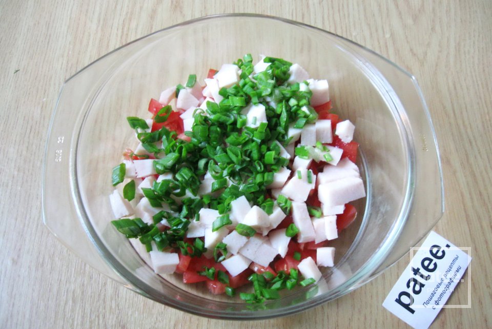 Салат с ветчиной и фарфалле - Шаг 4